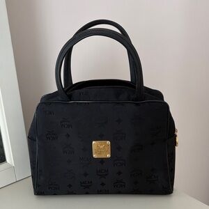 MCM Coated Canvas Handbag with Leather Handles (COA included) 🖤